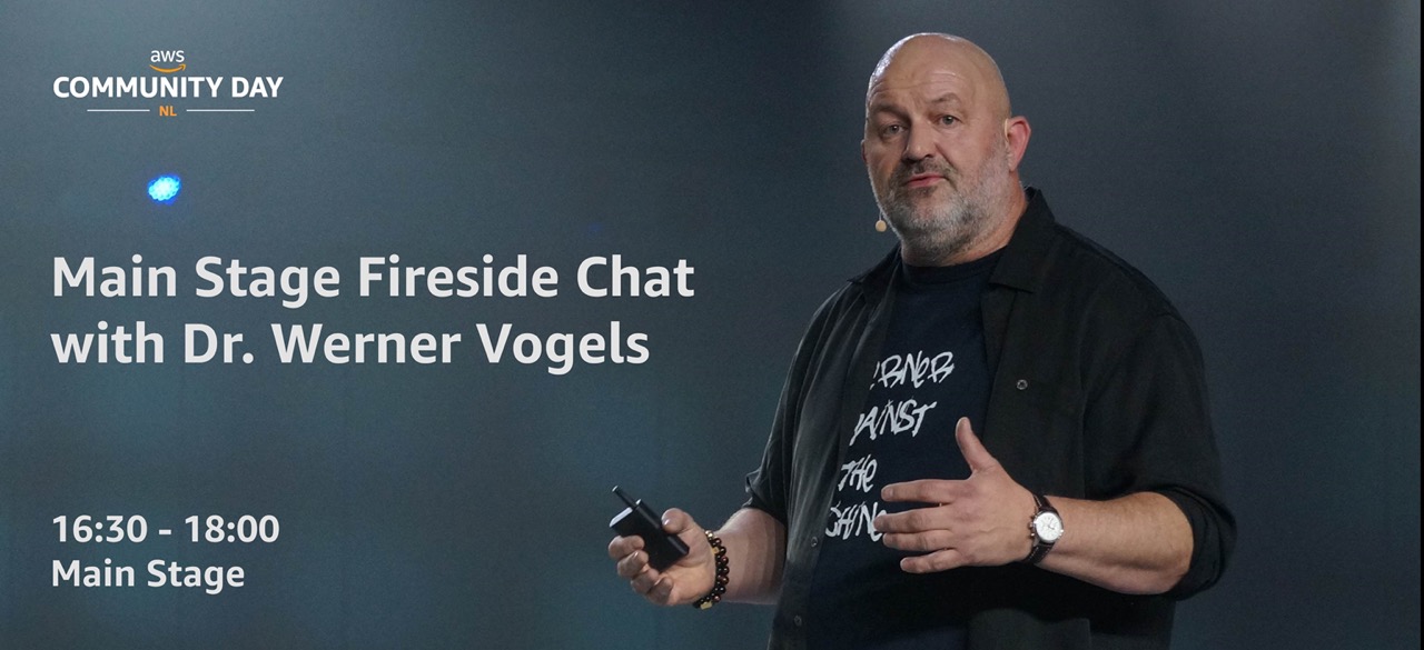 Main Stage Fireside Chat with Dr. Werner Vogels, 16:30-18:00
